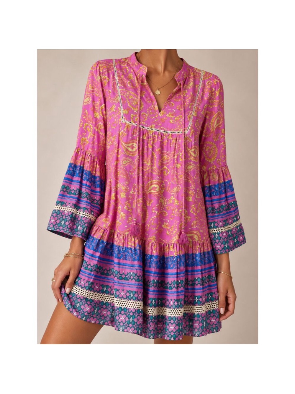 Coco + Carmen Paisley Dress